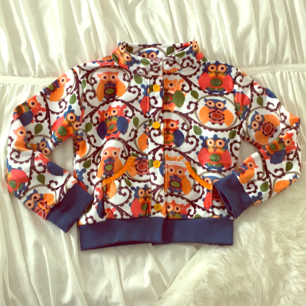 Jelly the Pug Owl Bomber Jacket